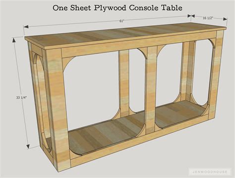 A wide variety of laminated plywood table top options are available to you, such as project solution capability, design style, and material. DIY One Sheet Plywood Console Table