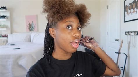 Dyeing My Natural Hair Black Youtube