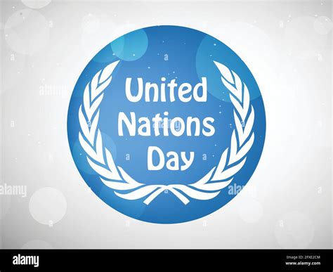 United Nations Day Stock Vector Image Art Alamy