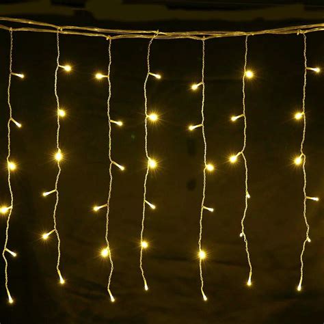 4m06m Led Curtain Fairy Lights Warm White Shopee Singapore