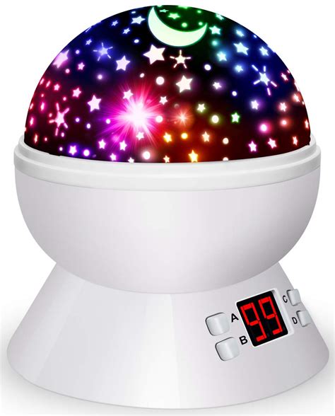 Buy Night Lights For Kids Star Projector With Timer For Baby Boys And