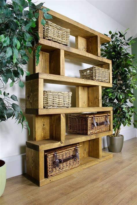 Handmade Rustic Shelving Unit Made To Measure Hand Crafted Here In The