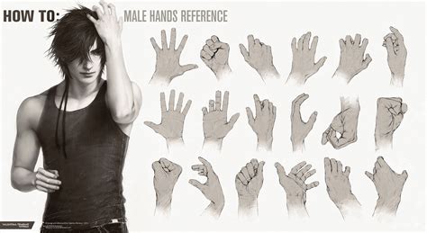 How To Male Hands Reference By Valentina Remenar Hand Reference