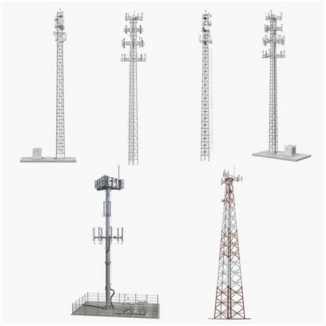 Cell Phone Tower 3d Models For Download Turbosquid