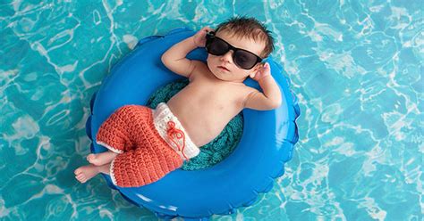 Babys First Swim Intheswim Pool Blog