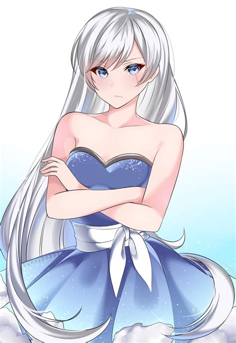 Weiss Schnee Hair Down Rwby Know Your Meme