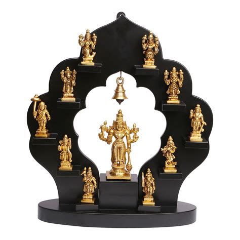 Buy Artvarko Brass Dashavatara Dasavatharam Of Lord Vishnu Statues Ten