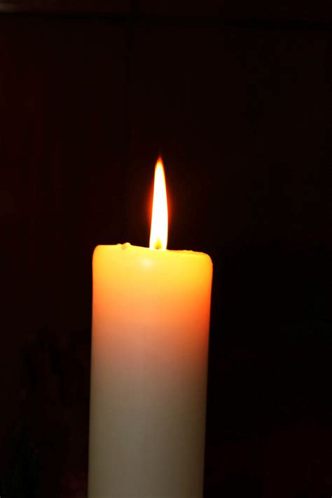 Yellow Candle Free Stock Photo - Public Domain Pictures
