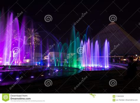 Musical Fountain Eilat Editorial Stock Photo Image Of Travel 115843328