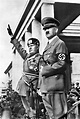 Mussolini And Hitler Together Photograph by Everett