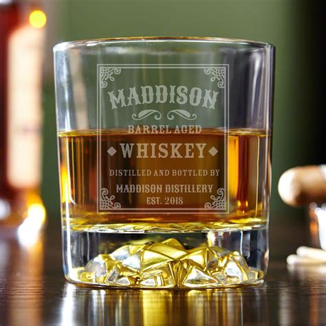 Stillhouse Personalized Whiskey Glass Personalized Whiskey Personalized Whiskey Glass Whiskey