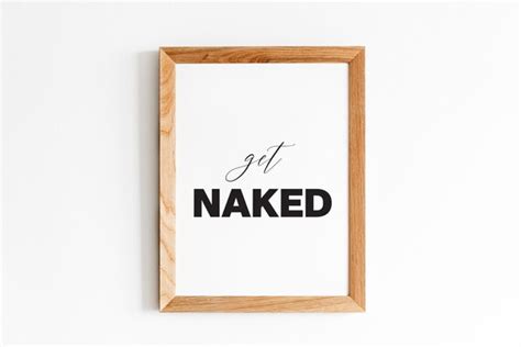 Get Naked Printable A High Resolution Digital Download Made Etsy