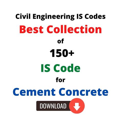 Best Civil Engineering Is Codes Collection 150 List Of Is Code For