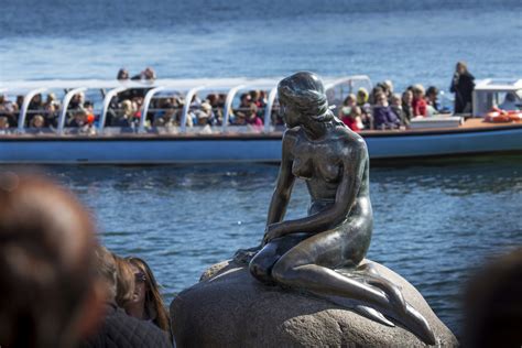 The Little Mermaid Statue In Copenhagen Denmark