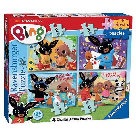 Bing My First 4 In A Box Shaped Jigsaw Puzzles 6834 Character Brands