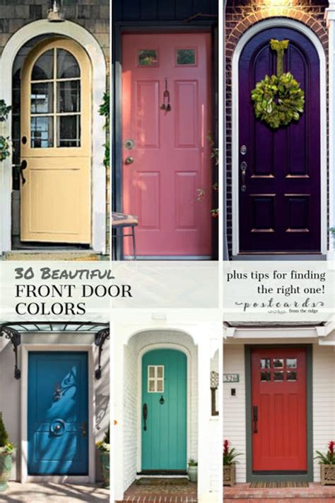 Front Door Paint Colors And How To Pick One Painted Front Doors