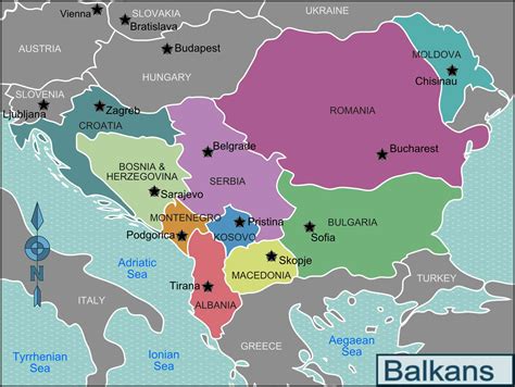 A List Of Countries That Make Up The Balkan Peninsula