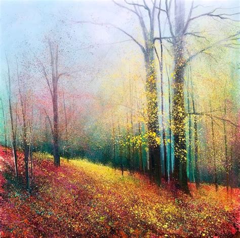 October Colours Acrylic On Deep Edged Canvas Autumn Landscape