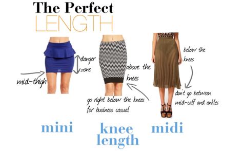 Skirt Lengths Style Guide For Hemlines Treasurie Vlrengbr