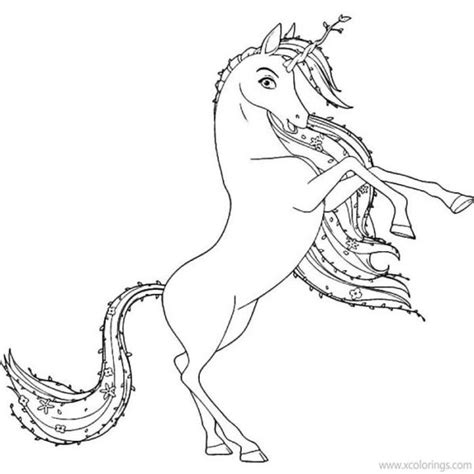 Printable Mia And Me Unicorns Coloring Pages