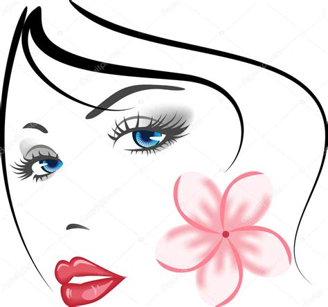 Beauty Face Girl — Stock Vector © Colorvalley 5417113