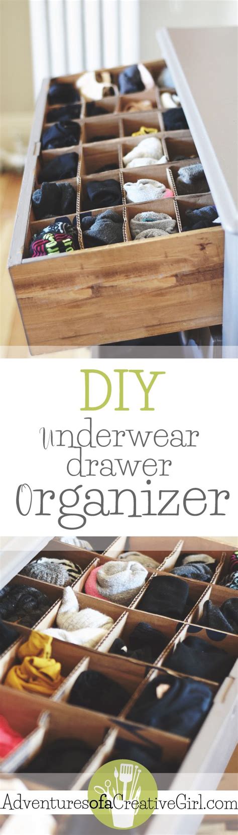 Stacking is the easiest diy trick in the book, and you can buy a lot of long cabinets that arrive ready to stack. Underwear Drawer Organizer - DIY | Duct tape, House and ...
