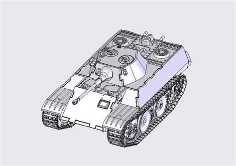 Stl File 172 Vk 1602 Tank Ww2 German Light Tank 3dprinted・model To