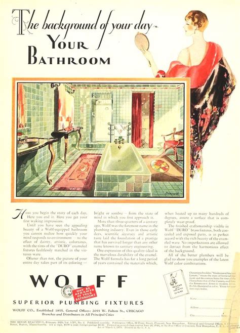 Opening their canadian division in 1907, american a trusted name for many canadian homeowners, american standard reports that 60% of canadians have an american standard plumbing fixture. This is an original 1929 color print ad for plumbing ...