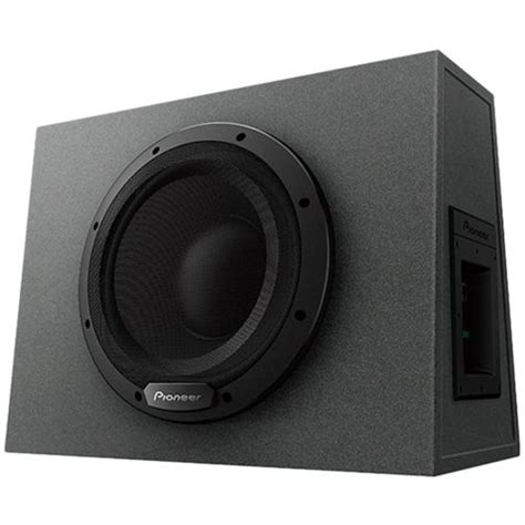 Pioneer 10 Single Voice Coil Loaded Subwoofer Enclosure Black Ts