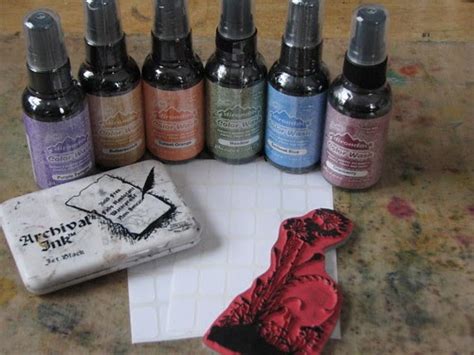 Step 3 place wet ink tag between printer paper and iron with craft iron set on highest setting (no steam). Ink Stains: Ranger Tech. Calendar - June - Adirondack ...