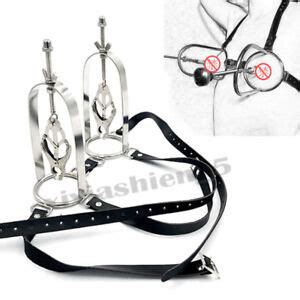 New Strapon Bust Clamp Fixation Torture Breast Clips Restraints Lady S