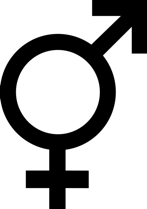Gender Symbol Transgender Hermaphrodite Intersex Symbols Png Download