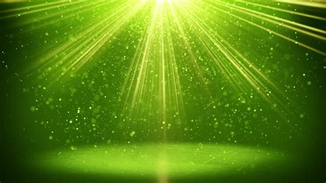 Green Light Beams And Particles Stock Footage Video 100 Royalty Free