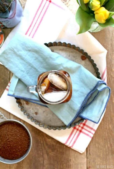 Skinny Hazelnut Iced Coffee Recipe With Cold Brew The Cookie Rookie