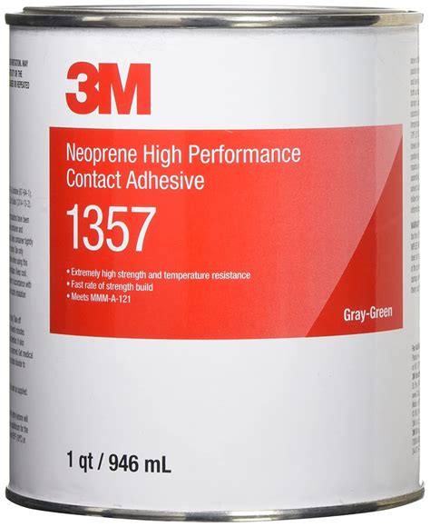3m 3m 1357 Neoprene High Performance Contact Adhesive 1357 Gray Green