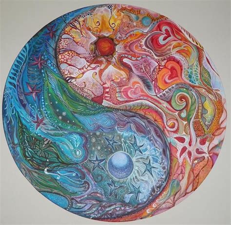 Solstice Yin Y Yang Sun And Moon In 2019 Yin Yang Art Mandala
