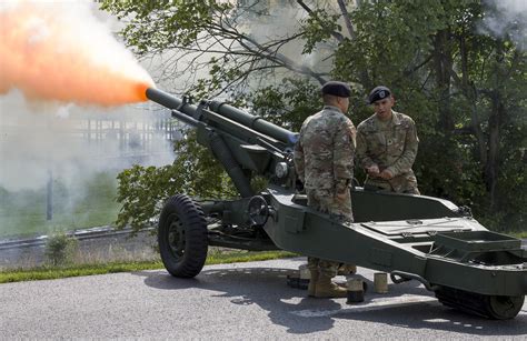 Thirteen Gun Salute Honors Outgoing First Army Division