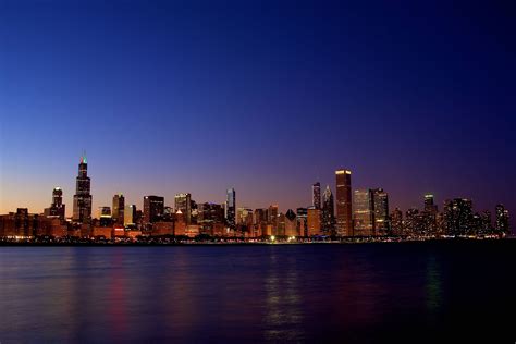 chicago skyline wallpaper desktop