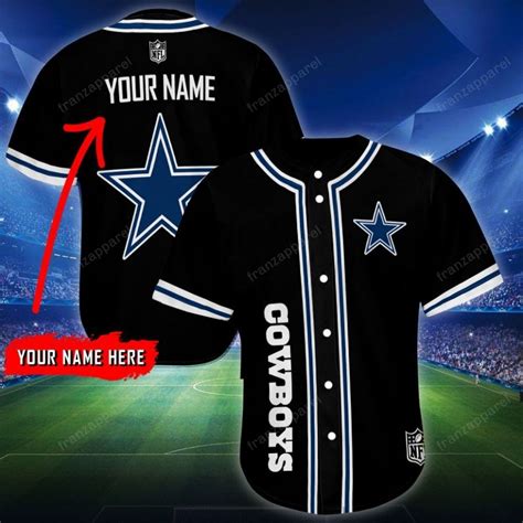 Dallas Cowboys Personalized Baseball Jersey Shirt 92 Meteew