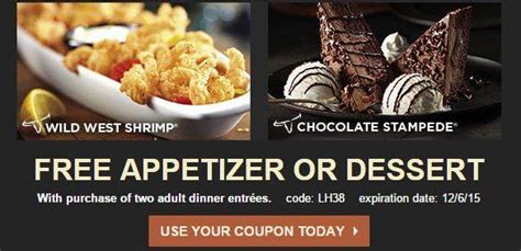 The longhorn menu and prices come with various desserts such as the chocolate stampede, golden nugget fried cheesecake, mountaintop cheesecake, ultimate brownie sundae, key lime pie, longhorn dessert simpler, caramel apple goldrush, and so much more. Pin on Coupons, Freebies, Cheapies & More!