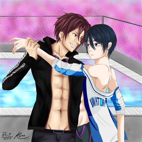 Rin X Haru By Shinadraws On Deviantart