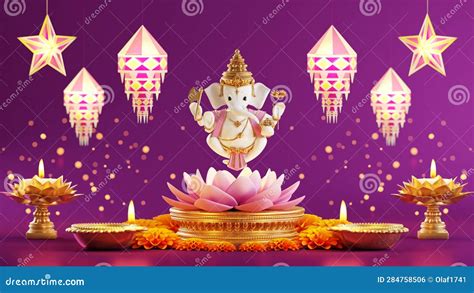 3d Rendering For Diwali Festival Diwali Deepavali Or Dipavali The