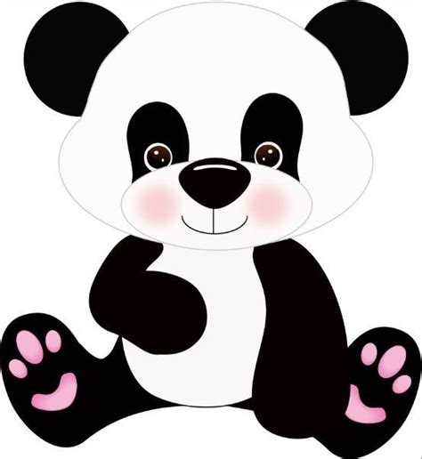 Molde De Oso Panda Para Imprimir La Procedencia Del Oso Panda Desde El