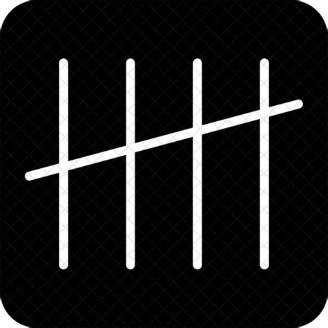 Tally Marks Counting Icon Download In Glyph Style