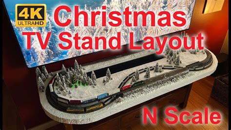 Christmas N Scale Model Train Winter Layout Youtube