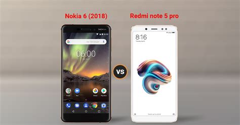 The battery capacity is 4000 mah and the main processor is a snapdragon 636 with 3 gb of ram. Nokia 6 (2018) vs Xiaomi Redmi Note 5 Pro Specs Comparison ...