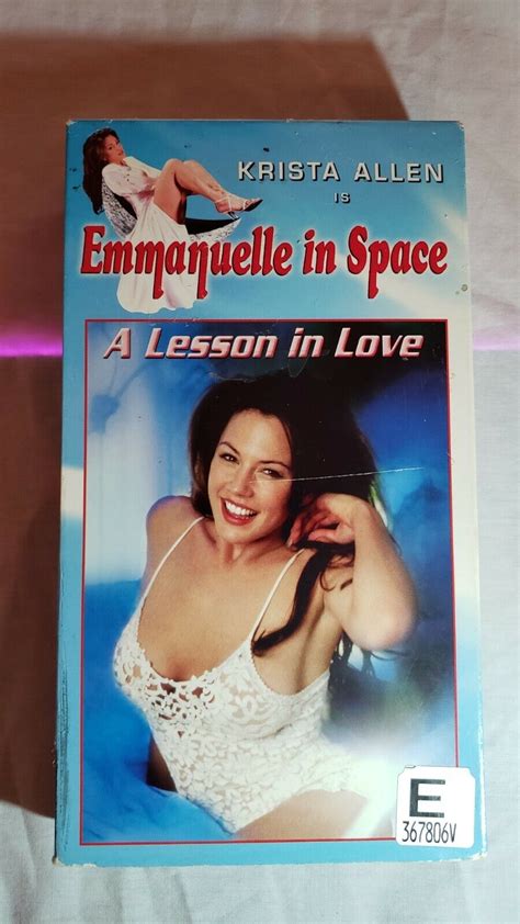 Emmanuelle In Space Lesson In Love VHS Erotic Sleaze Cult Krista Allen Oop Rare EBay