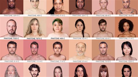 Human Pantone Artist Ang Lica Dass Catalogs Skin Color Brazigzag