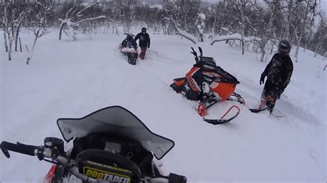 Getting Stuck In Deep Snow Pro Rmk 600 13 Youtube