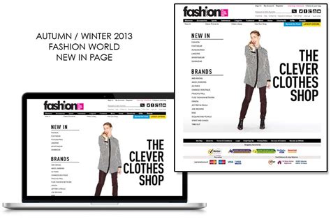 Fashion World Website Redesign For Aw13